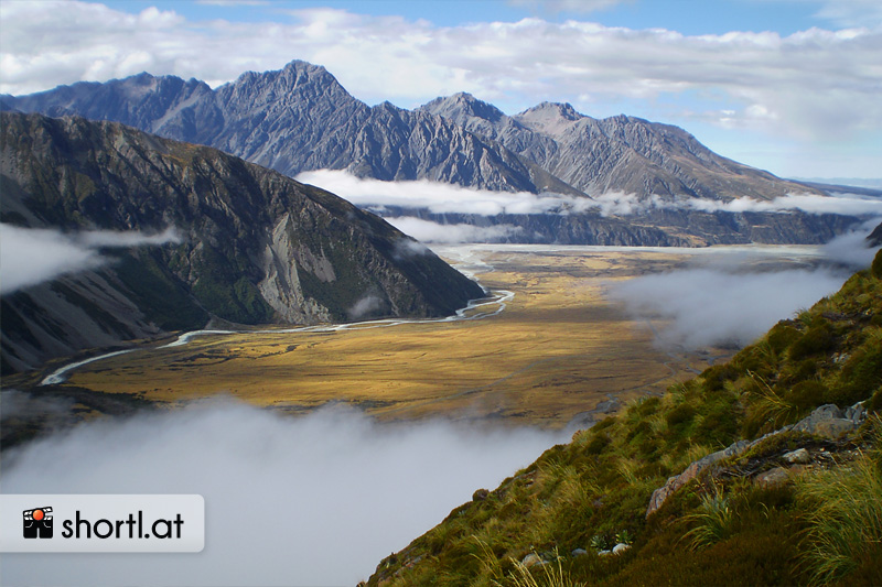 Die Berge des Mount Cook National Park