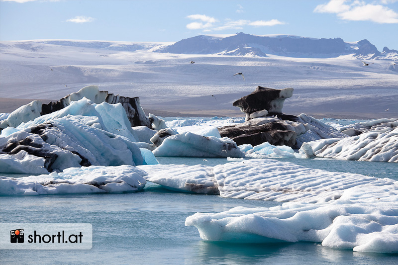 Die Eisberge von Jökulsarlon