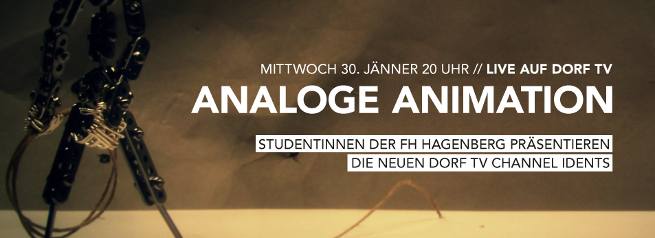 Analoge Animation LIVE auf dorf tv